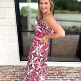 Cranberry Crush Midi Skirt Set-500 Midi-TCEC-July & June Women's Fashion Boutique Located in San Antonio, Texas