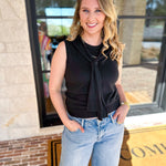 The Country Club Knit Sweater - Black-230 Sweaters/Cardis-ENTRO-July & June Women's Fashion Boutique Located in San Antonio, Texas