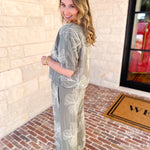 Ivy Green Floral Pant Set-500 Midi-ALLIE ROSE-July & June Women's Fashion Boutique Located in San Antonio, Texas