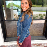 LIVERPOOL - Classic Jean Jacket-600 Outerwear-LIVERPOOL JEANS COMPANY-July & June Women's Fashion Boutique Located in San Antonio, Texas