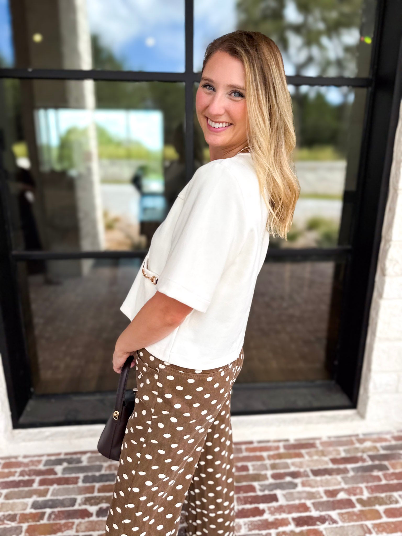 In Style Suede Top - Snow-200 Fashion Blouses-ENTRO-July & June Women's Fashion Boutique Located in San Antonio, Texas