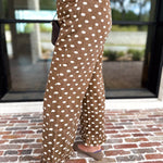 The Trendsetter Polka Dot Jeans-400 Pants-JODIFL-July & June Women's Fashion Boutique Located in San Antonio, Texas