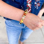 Treasure Jewels - Golden Treats Beaded Bracelet-110 Jewelry & Hair-Treasure Jewels-July & June Women's Fashion Boutique Located in San Antonio, Texas