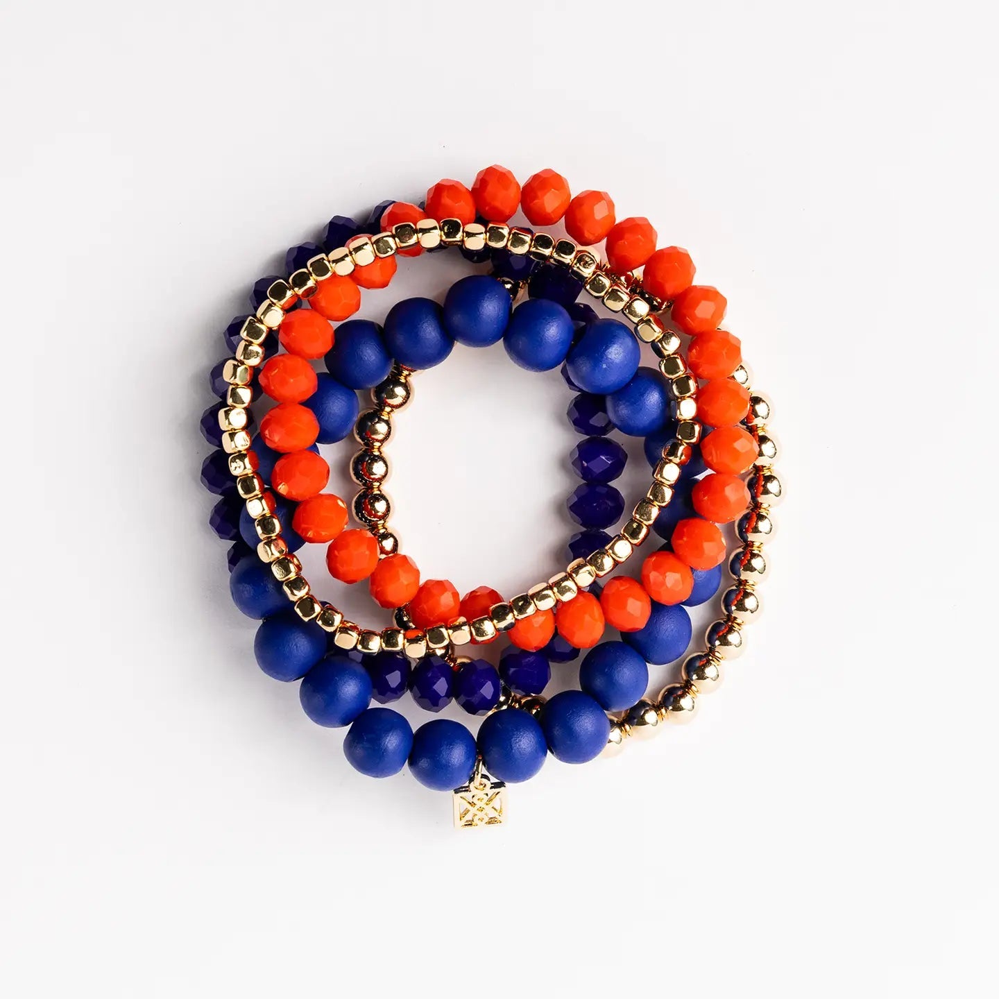 Michelle McDowell - Bracelet Set - Mandy Blue & Orange-110 Jewelry & Hair-Michelle McDowell-July & June Women's Fashion Boutique Located in San Antonio, Texas