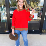 The Ranch Sweater-230 Sweaters/Cardis-ENTRO-July & June Women's Fashion Boutique Located in San Antonio, Texas