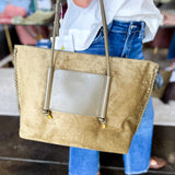 Paige Suede Tote Bag - Olive-130 ACCESSORIES-SHIRALEAH-July & June Women's Fashion Boutique Located in San Antonio, Texas