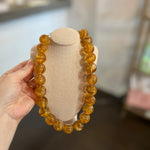 Carter Beaded Necklace - Light Tortoise-110 Jewelry & Hair-Gemelli-July & June Women's Fashion Boutique Located in San Antonio, Texas