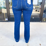 Vervet - High Rise Trouser Boot Cut Jeans-400 Pants-VEVERT BY FLYING MONKEY-July & June Women's Fashion Boutique Located in San Antonio, Texas