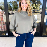 Softest Washed Olive Tee-210 Casual Blouses-FATE-July & June Women's Fashion Boutique Located in San Antonio, Texas