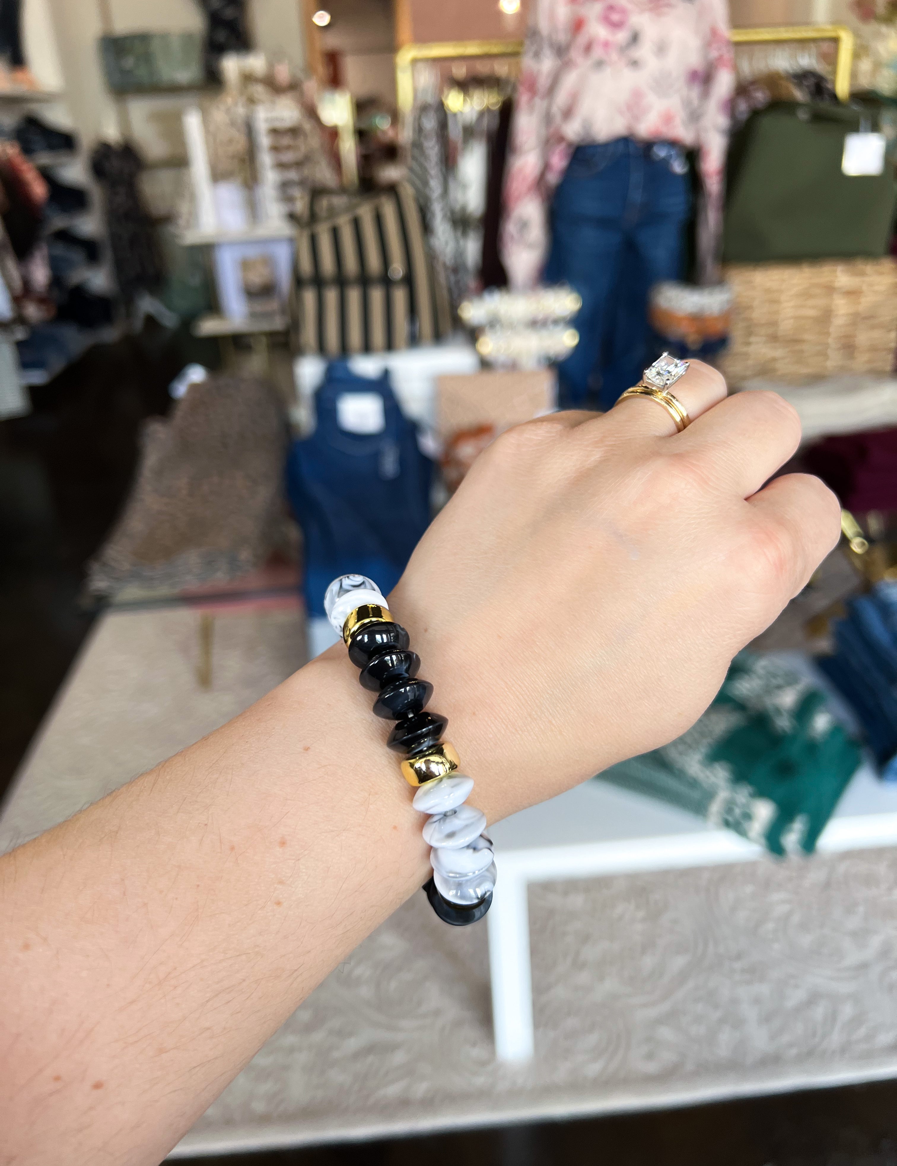 Treasure Jewels - The Way It Is Beaded Bracelet-110 Jewelry & Hair-Treasure Jewels-July & June Women's Fashion Boutique Located in San Antonio, Texas