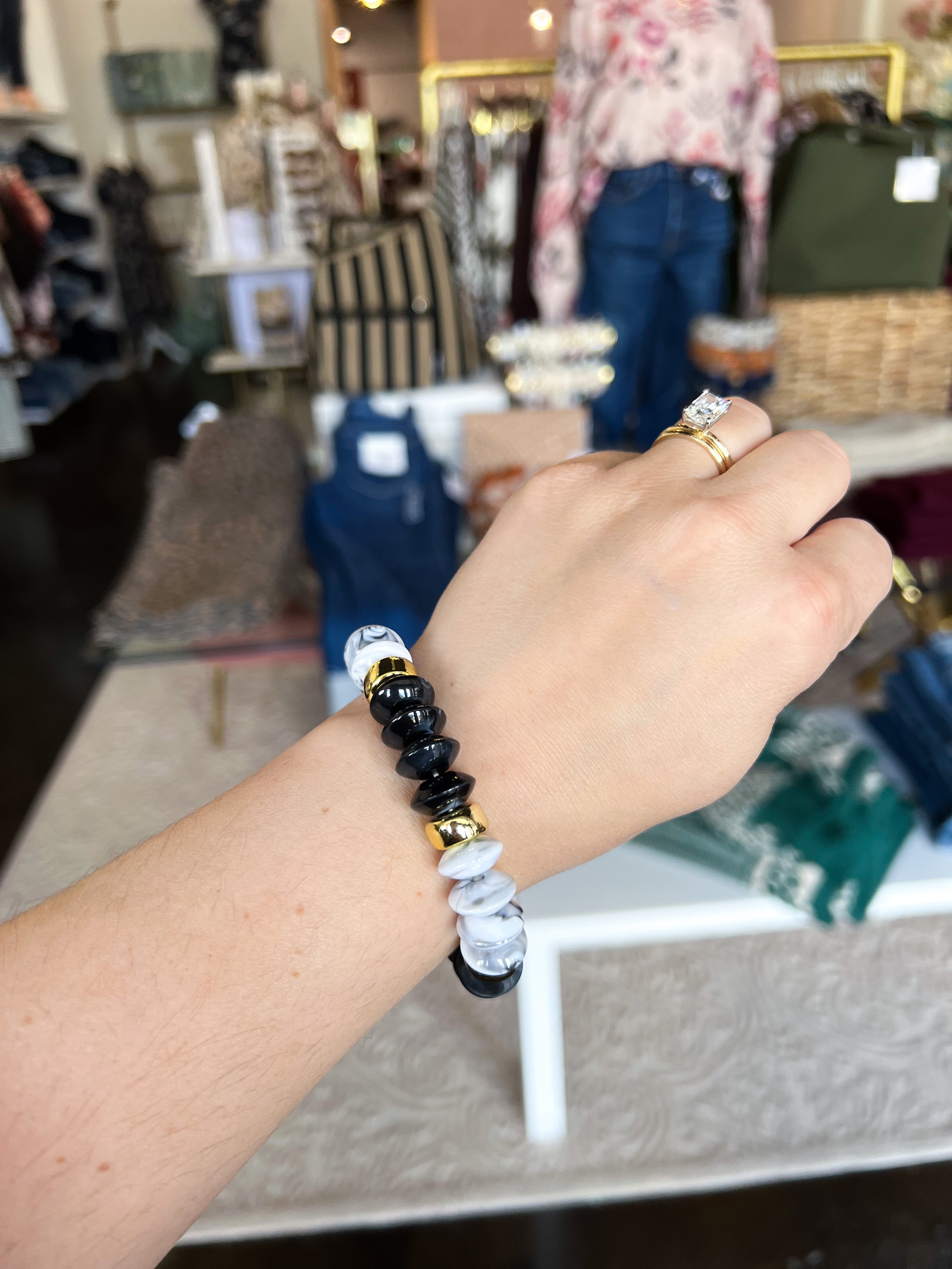 Treasure Jewels - The Way It Is Beaded Bracelet-110 Jewelry & Hair-Treasure Jewels-July & June Women's Fashion Boutique Located in San Antonio, Texas