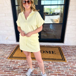 Weekend Traveler Skort Set - Lemon-300 Athleisure/Lounge-RAE MODE-July & June Women's Fashion Boutique Located in San Antonio, Texas