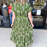 The Kailey Midi Dress - Olive-500 Midi-ENTRO-July & June Women's Fashion Boutique Located in San Antonio, Texas