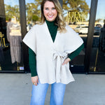 THML - Chic Knit Cardigan Wrap - Cream-230 Sweaters/Cardis-THML-July & June Women's Fashion Boutique Located in San Antonio, Texas