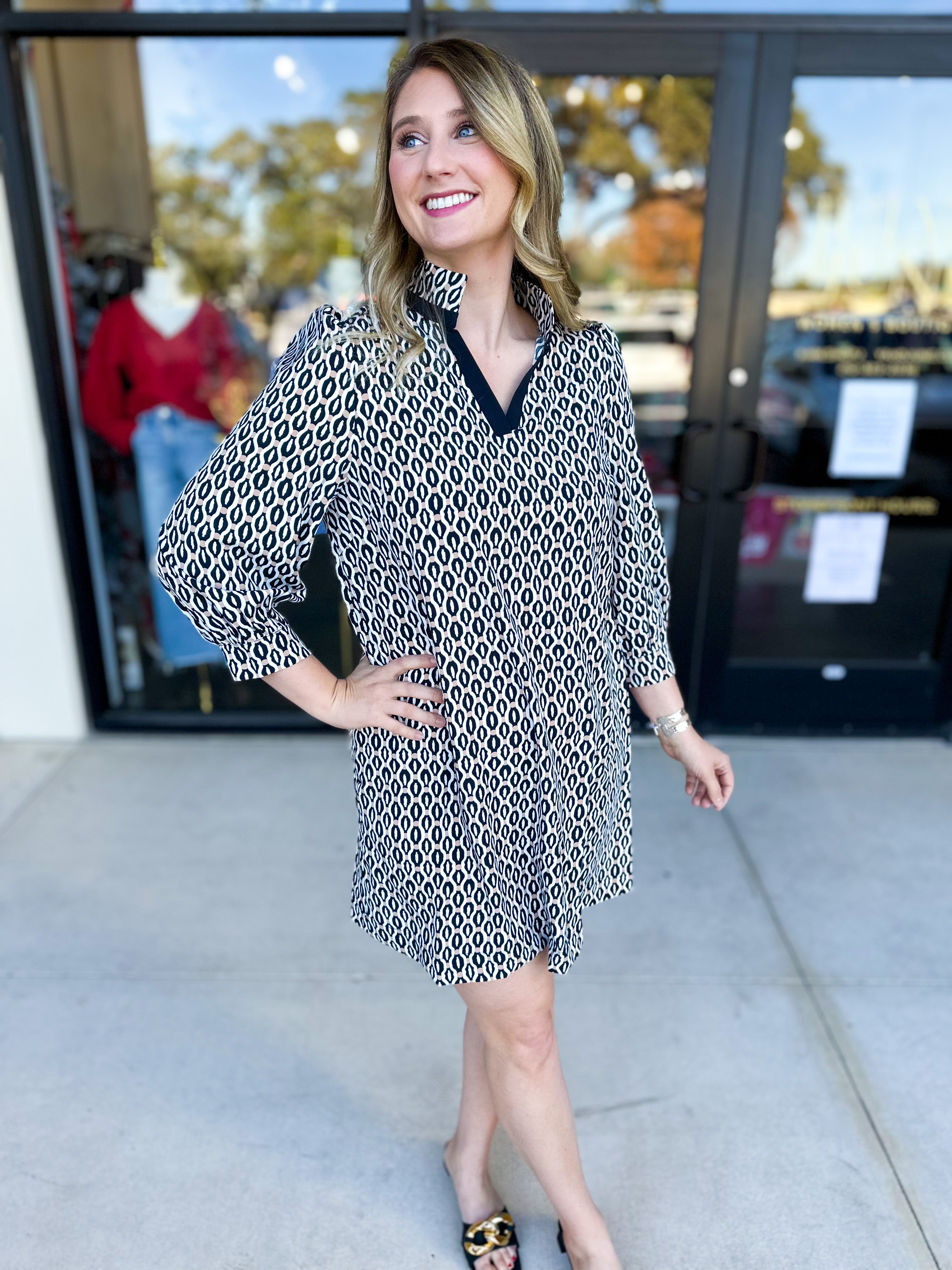 Mary Square - The Raelyn High Notes Mini Dress-510 Mini-MARY SQUARE-July & June Women's Fashion Boutique Located in San Antonio, Texas