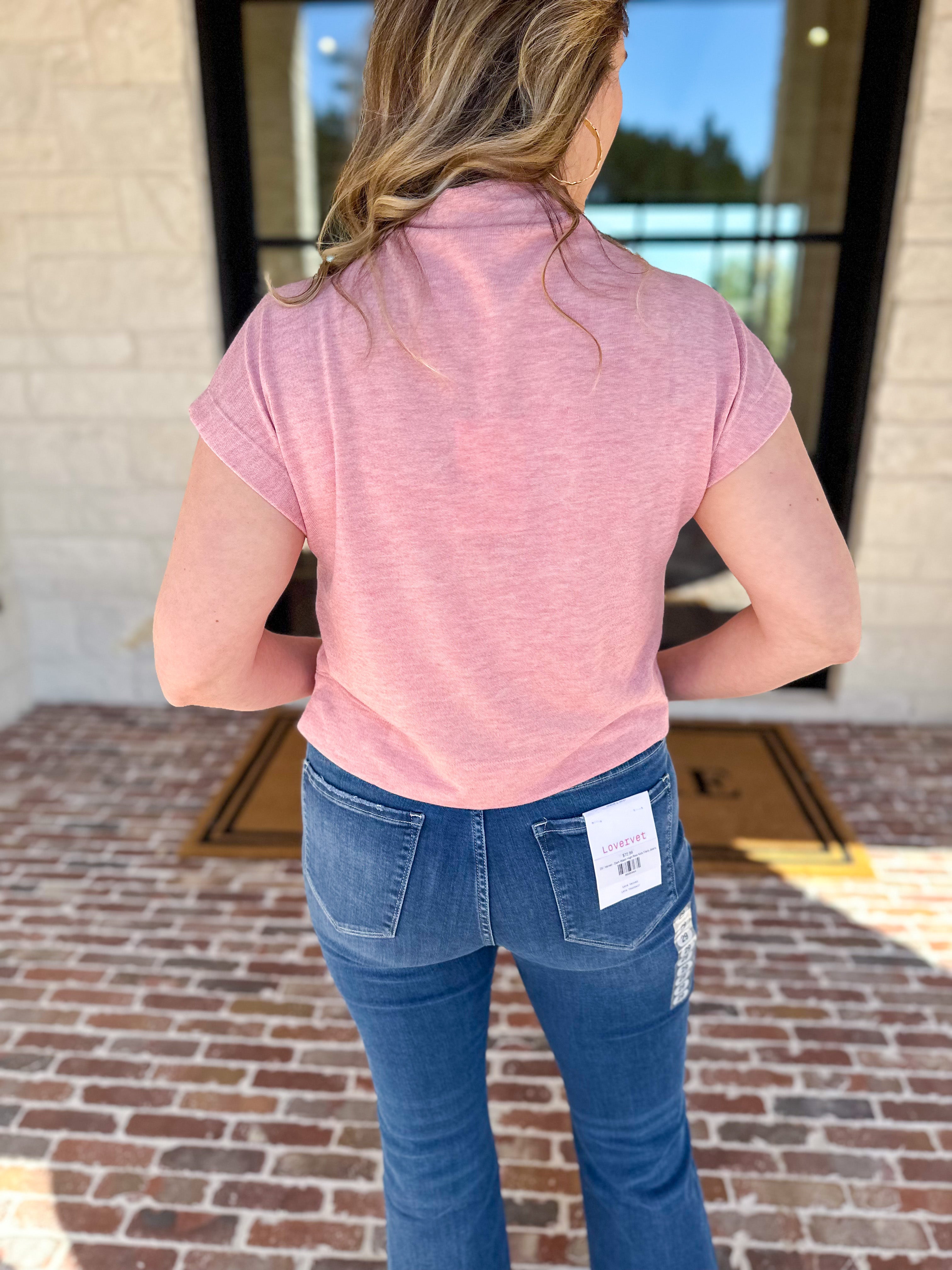 Soft Bloom Everyday Knit Top - Light Pink-230 Sweaters/Cardis-ENTRO-July & June Women's Fashion Boutique Located in San Antonio, Texas