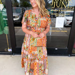 Auburn Abstract Midi Dress-500 Midi-FATE-July & June Women's Fashion Boutique Located in San Antonio, Texas
