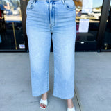 Hidden Jeans - Lightwash High Rise Jeans-400 Pants-HIDDEN JEANS-July & June Women's Fashion Boutique Located in San Antonio, Texas