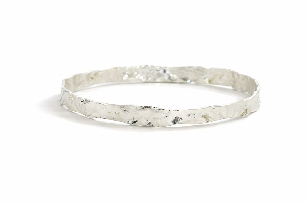 Easton Elle - Thin Plated Bangle - Medium - SIlver-110 Jewelry & Hair-Easton Elle-July & June Women's Fashion Boutique Located in San Antonio, Texas