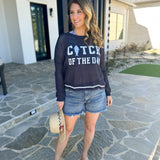 Catch of the Day Open Knit Sweater Top-230 Sweaters/Cardis-SHIRALEAH-July & June Women's Fashion Boutique Located in San Antonio, Texas
