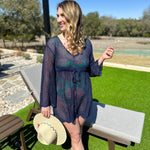 Marina Cover Up - Navy-300 Athleisure/Lounge-SHIRALEAH-July & June Women's Fashion Boutique Located in San Antonio, Texas