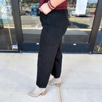 Vervet - High Rise Wide Leg Black Jeans-400 Pants-VEVERT BY FLYING MONKEY-July & June Women's Fashion Boutique Located in San Antonio, Texas