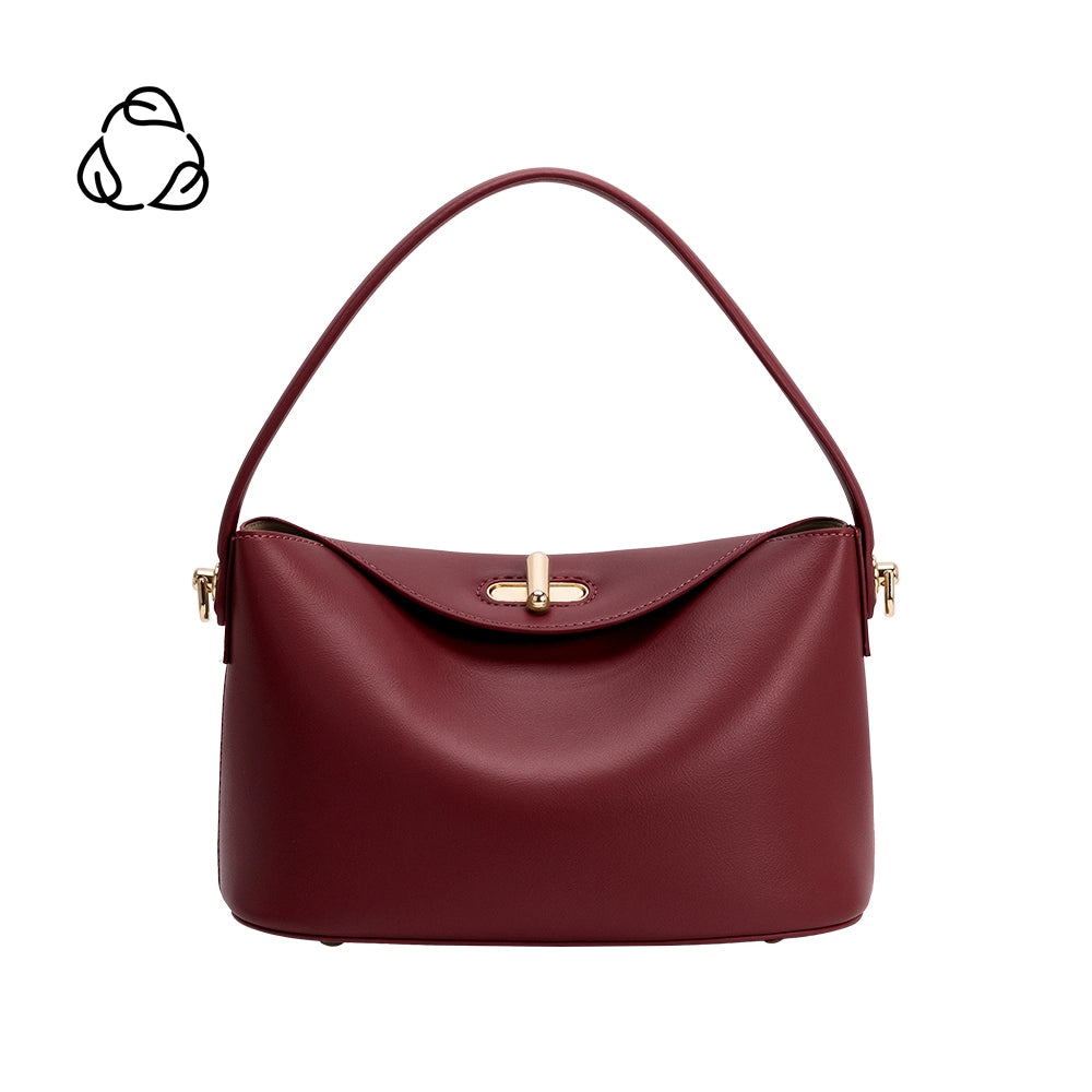 Lana Crossbody Hand Bag - Dark Cherry-130 Accessories-MELIE BIANCO-July & June Women's Fashion Boutique Located in San Antonio, Texas