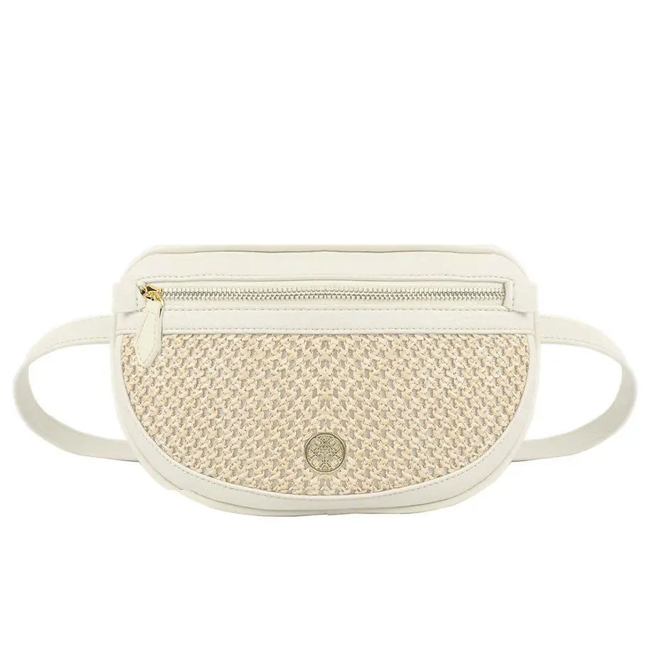 Natalie Wood - Grace Belt Bag in Straw-130 Accessories-Natalie Wood-July & June Women's Fashion Boutique Located in San Antonio, Texas