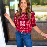 THML - Cherry On Top Sweater-230 Sweaters/Cardis-THML-July & June Women's Fashion Boutique Located in San Antonio, Texas