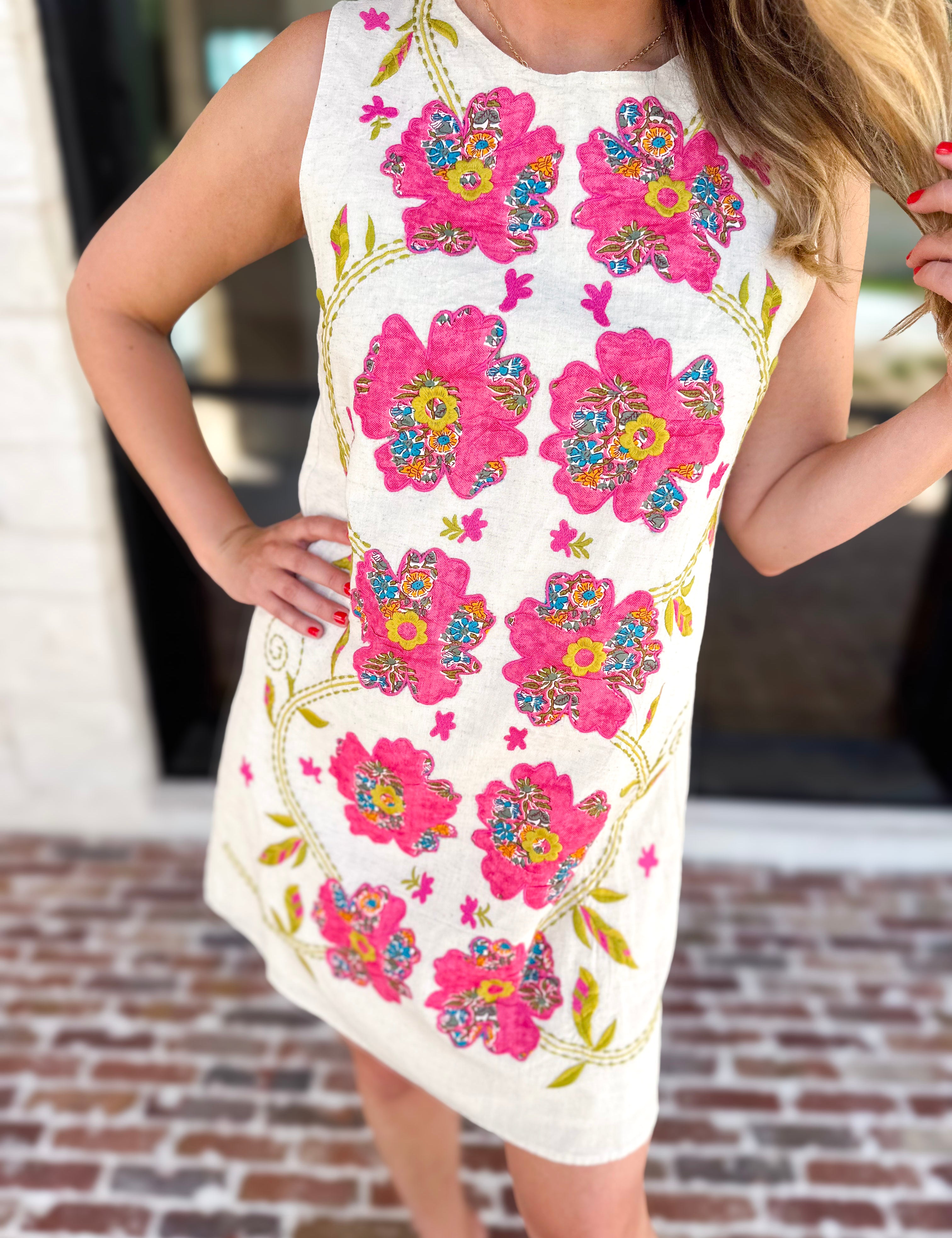 Floral Joy Mini Dress-510 Mini-THML-July & June Women's Fashion Boutique Located in San Antonio, Texas