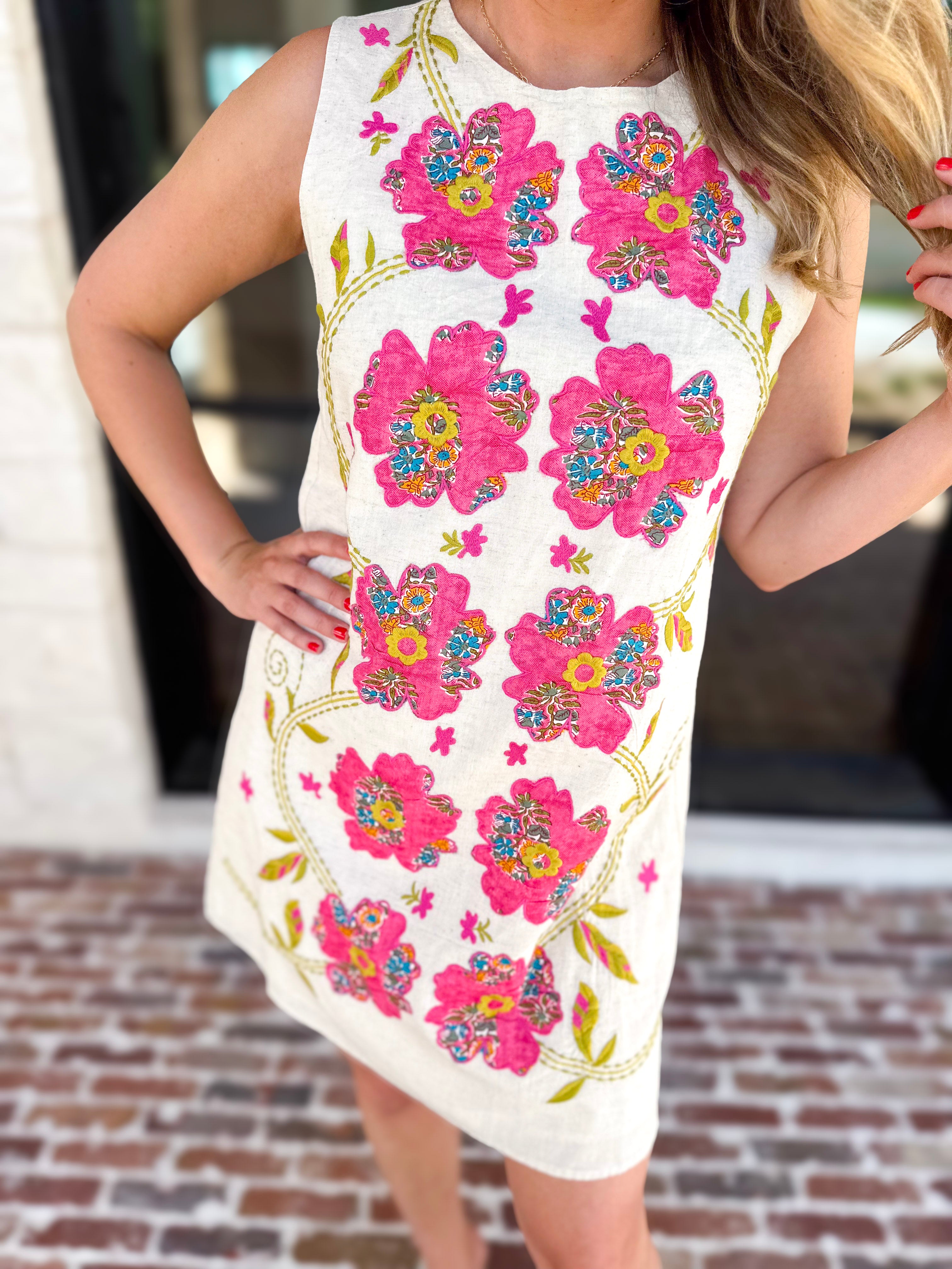 Floral Joy Mini Dress-510 Mini-THML-July & June Women's Fashion Boutique Located in San Antonio, Texas