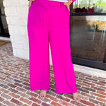 Spring It Girl Trouser - Hot Pink-400 Pants-SKIES ARE BLUE-July & June Women's Fashion Boutique Located in San Antonio, Texas