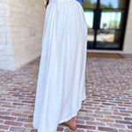 Closet Staple White Midi Skirt-410 Shorts/Skirts-STYLE USA-July & June Women's Fashion Boutique Located in San Antonio, Texas