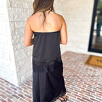 Satin & Lace Date Night Set-500 Midi-TCEC-July & June Women's Fashion Boutique Located in San Antonio, Texas