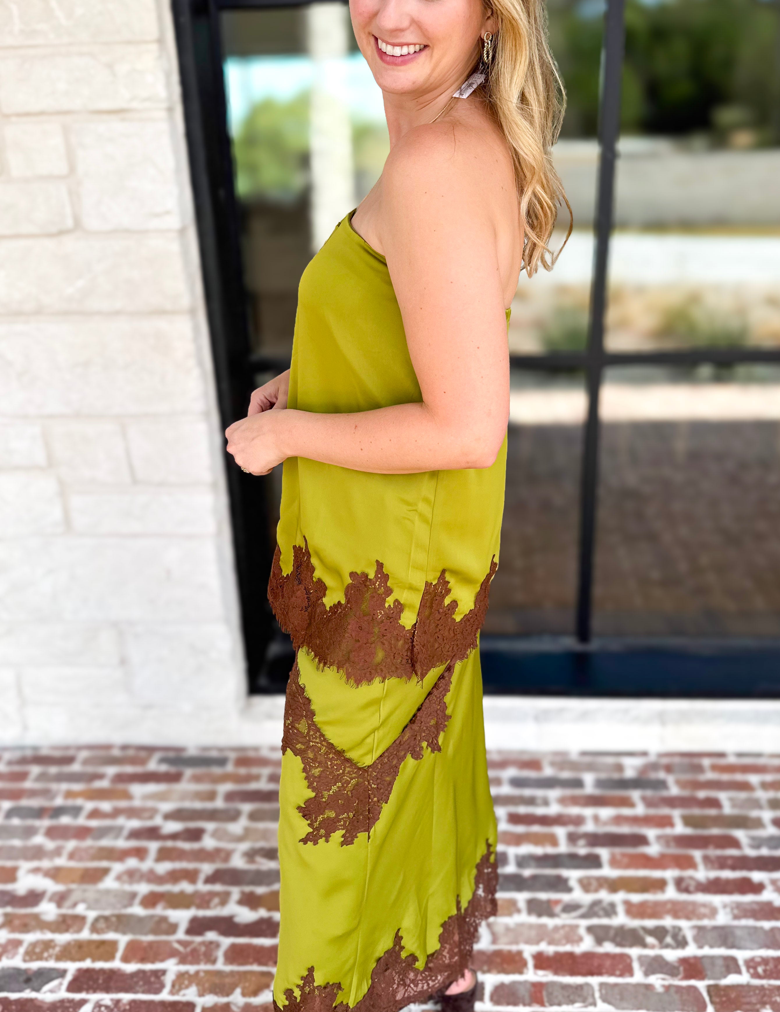 Soho Satin & Lace Set-500 Midi-TCEC-July & June Women's Fashion Boutique Located in San Antonio, Texas