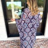 Easy Escape Caftan Midi Dress-500 Midi-TCEC-July & June Women's Fashion Boutique Located in San Antonio, Texas