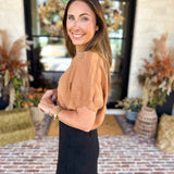 Lightweight Cable Knit Sweater - Tan-230 Sweaters/Cardis-FATE-July & June Women's Fashion Boutique Located in San Antonio, Texas