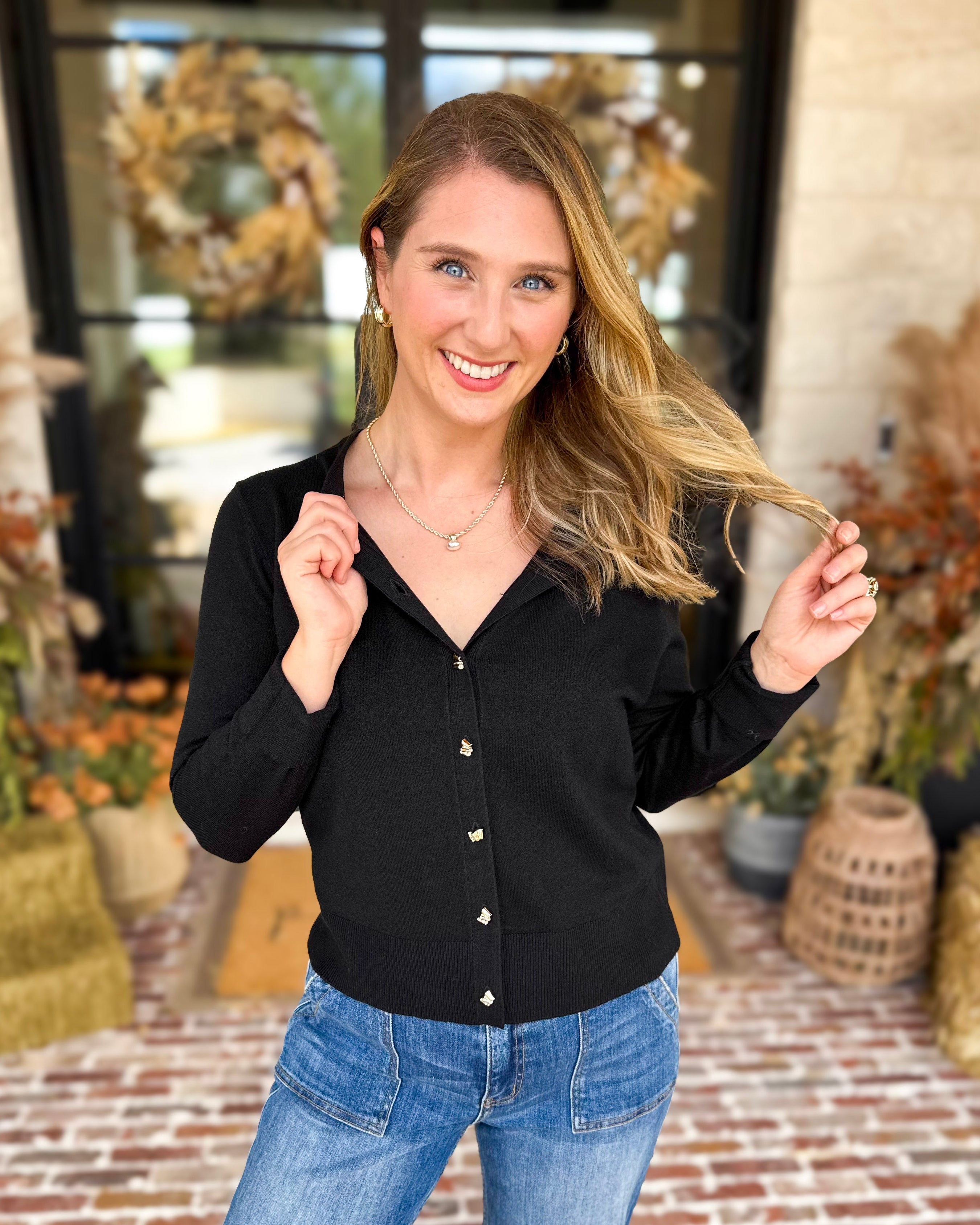 The Forever Favorite Cardigan - Black-230 Sweaters/Cardis-SKIES ARE BLUE-July & June Women's Fashion Boutique Located in San Antonio, Texas