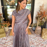 Current Air - The Social Hour Blouse-200 Fashion Blouses-CURRENT AIR CLOTHING-July & June Women's Fashion Boutique Located in San Antonio, Texas