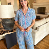 Mary Square - Queen's Keep PJ Pant Set-300 Athleisure/Lounge-MARY SQUARE-July & June Women's Fashion Boutique Located in San Antonio, Texas
