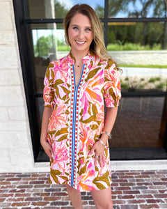 THML - Graceful Bloom Mini Dress-510 Mini-THML-July & June Women's Fashion Boutique Located in San Antonio, Texas
