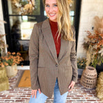 Liverpool - Down To Business Blazer-600 Outerwear-LIVERPOOL JEANS COMPANY-July & June Women's Fashion Boutique Located in San Antonio, Texas