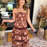 The Lexie Autumn Floral Midi Dress-500 Midi-STRUT & BOLT-July & June Women's Fashion Boutique Located in San Antonio, Texas