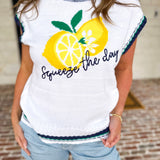 Squeeze The Day Knit Tank Top-230 Sweaters/Cardis-SKIES ARE BLUE-July & June Women's Fashion Boutique Located in San Antonio, Texas
