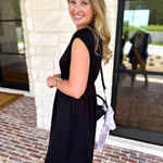 Polished Pin-Tuck Midi Dress-500 Midi-ENTRO-July & June Women's Fashion Boutique Located in San Antonio, Texas