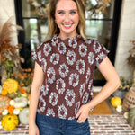 THML - Fall Muse Mock Neck Knit Top-230 Sweaters/Cardis-THML-July & June Women's Fashion Boutique Located in San Antonio, Texas