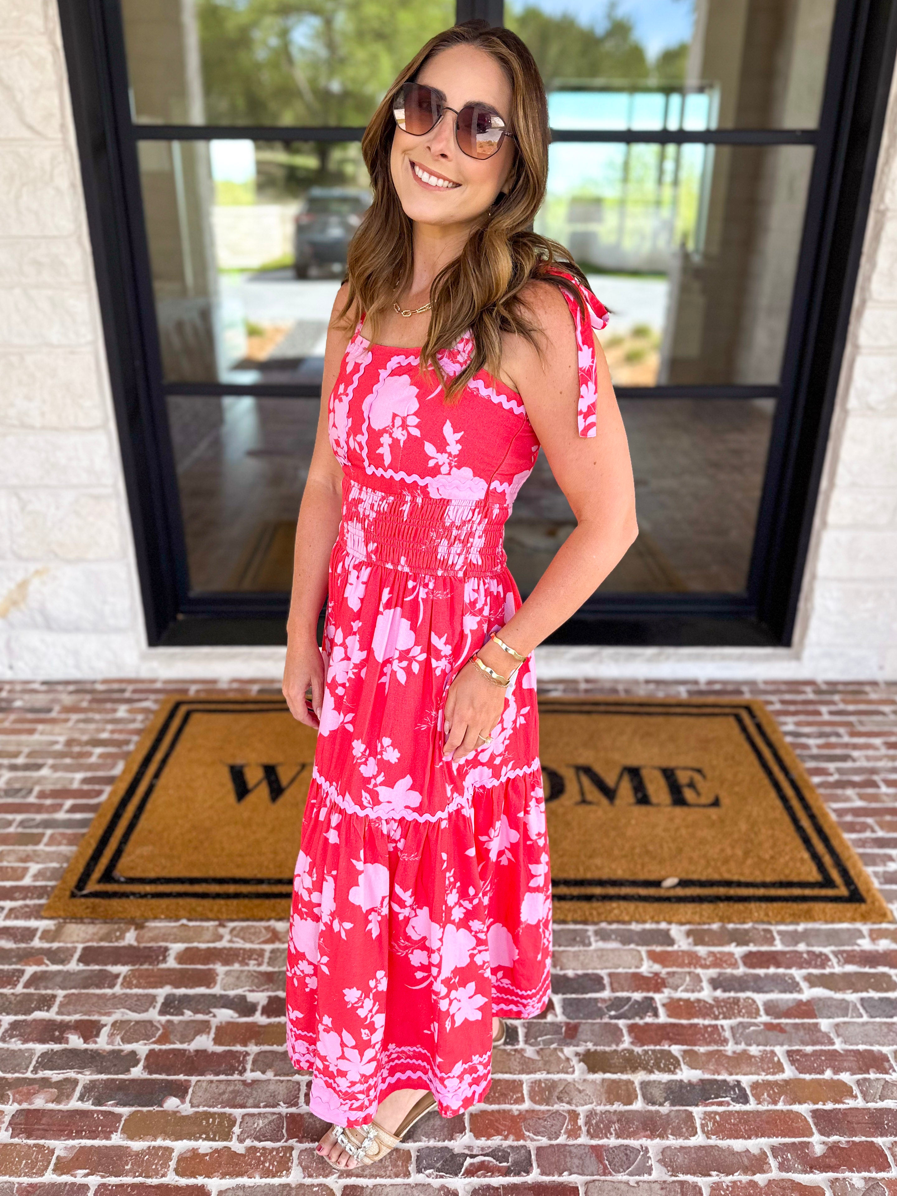 The Colorful in Confidence Midi Dress-500 Midi-FATE-July & June Women's Fashion Boutique Located in San Antonio, Texas