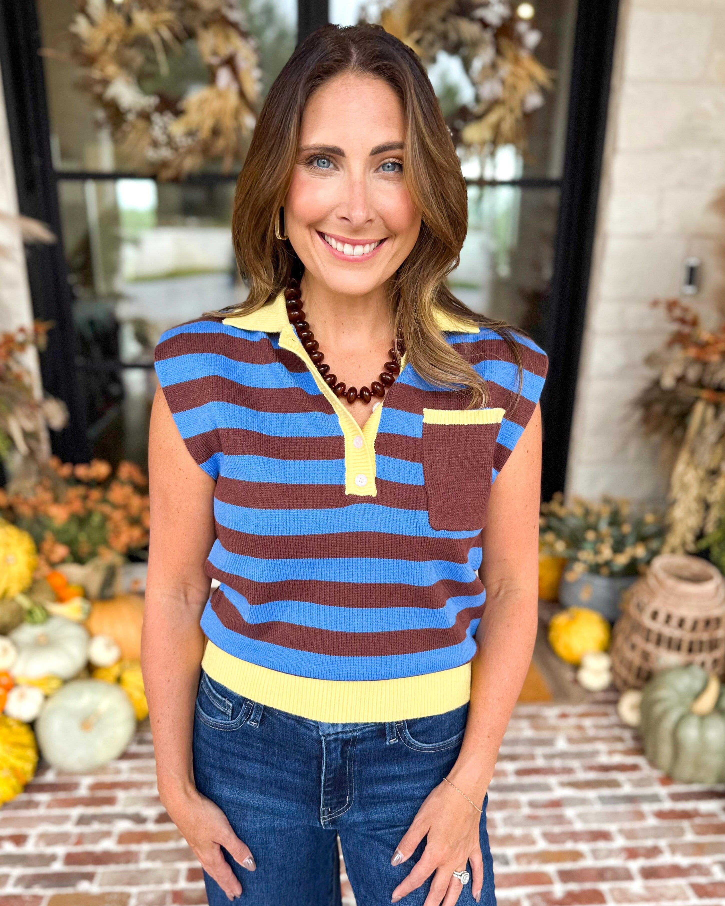 THML - The Good Mood Knit Top-230 Sweaters/Cardis-THML-July & June Women's Fashion Boutique Located in San Antonio, Texas