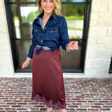 Liverpool - The Dakota Denim Button Down-200 Fashion Blouses-LIVERPOOL JEANS COMPANY-July & June Women's Fashion Boutique Located in San Antonio, Texas