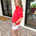 Mary Square - Jessica Blouse - Samba Garden-200 Fashion Blouses-MARY SQUARE-July & June Women's Fashion Boutique Located in San Antonio, Texas